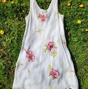White Floral Dress